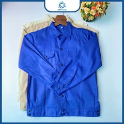 [LẺ ÁO] Bảo Hộ Lao Động UNTG Màu Xanh May Kĩ Chất Vải Kaki Nam Định Mềm Mát Bảo Hộ Thợ Điện, Sửa Xe 2