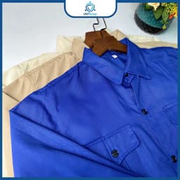 [LẺ ÁO] Bảo Hộ Lao Động UNTG Màu Xanh May Kĩ Chất Vải Kaki Nam Định Mềm Mát Bảo Hộ Thợ Điện, Sửa Xe 4