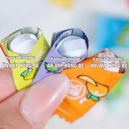 Kẹo Ngậm Trái Cây Không Đường Vitamin C Thơm Miệng, Kẹo Ngậm Mix Vị 12 Vị, Kẹo PlayMore Bạc Hà 2