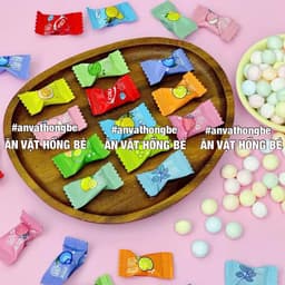 Kẹo Ngậm Trái Cây Không Đường Vitamin C Thơm Miệng, Kẹo Ngậm Mix Vị 12 Vị, Kẹo PlayMore Bạc Hà 6