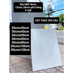 Ván MDF 8mm,12mm,18mm  phu trang 2 mat  lam kệ , decor, phông nền chụp ảnh,kệ , mặt bàn,…… CẮT THEO YÊU CẦU 1
