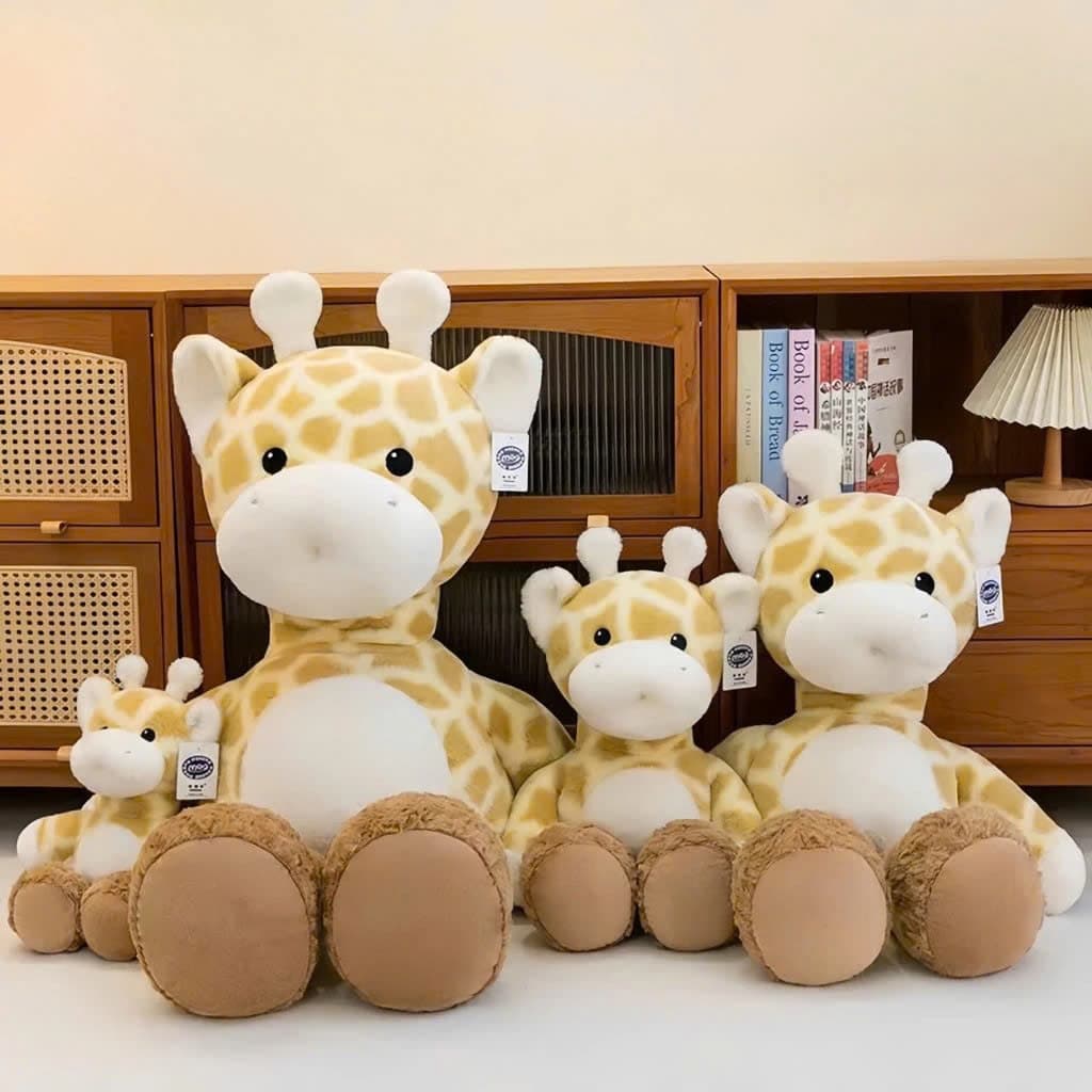 Gấu Bông Hươu Cao Cổ, Thú Nhồi Bông Hươu Dễ Thương Quà Tặng Gối Ôm Mền Mại Cao Cấp nhà MIU BEDDING 2025