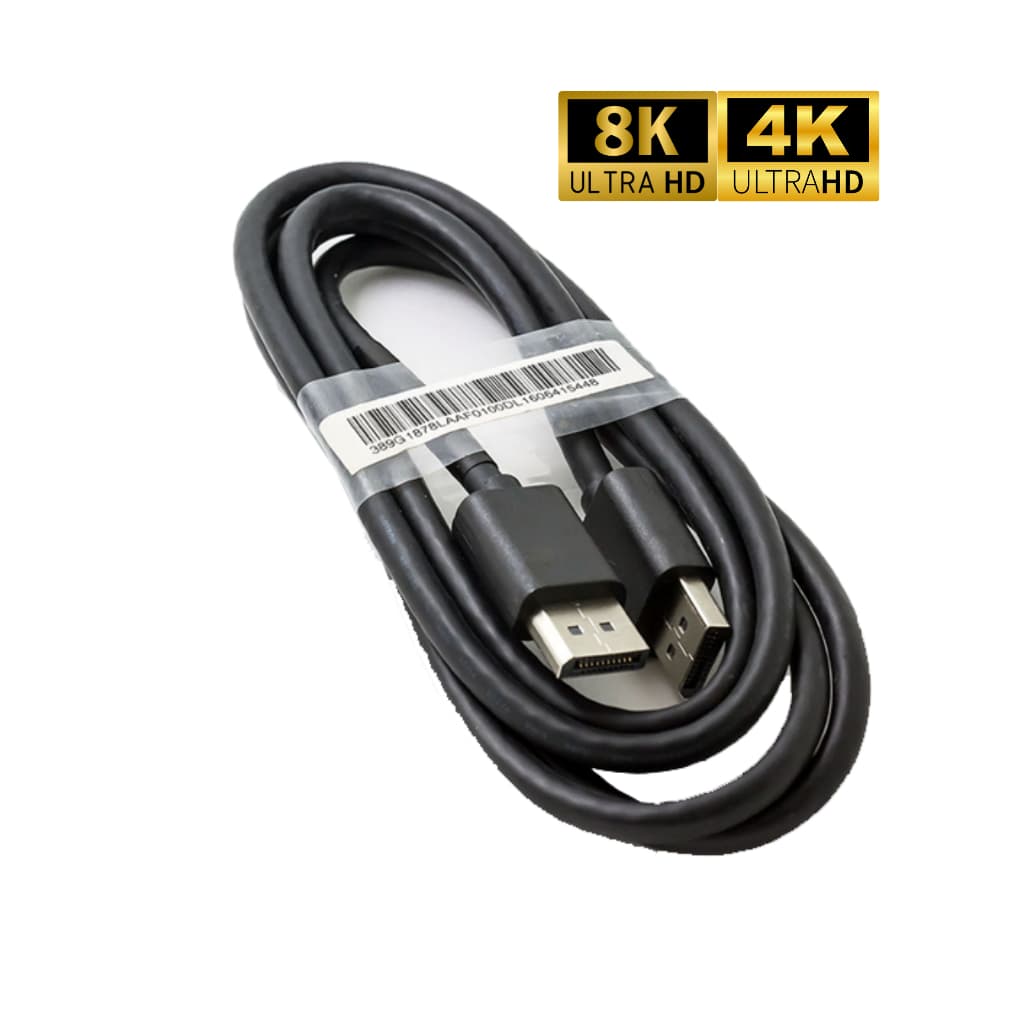 Cáp DisplayPort DP 1.4 dài 1.8m xịn, hỗ trợ 8K@60Hz và 4K@144Hz – Tín hiệu siêu nét