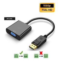 Cáp DP to VGA chất lượng cao – Hỗ trợ 1920x1080P cho màn hình, máy chiếu 1