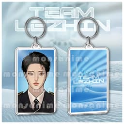 (VUÔNG) Móc khóa 2 mặt mica IN HÌNH TEAM LEZHIN COMICS ver ẢNH THẺ in hình 5*8cm MANHWA  in hình sắc nét hothit 5