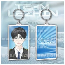 (VUÔNG) Móc khóa 2 mặt mica IN HÌNH TEAM LEZHIN COMICS ver ẢNH THẺ in hình 5*8cm MANHWA  in hình sắc nét hothit 8