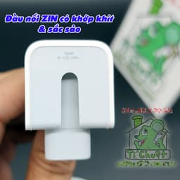 [Ảnh Thật] Dây Nguồn Nối Dài 1.8m Kèm Đầu Nối Gắn Trực Tiếp Cho Sạc AP MacBook iPhone iPad Thuận TIện Không Rơi Cốc Sạc 7