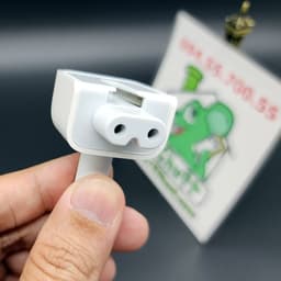 [Ảnh Thật] Dây Nguồn Nối Dài 1.8m Kèm Đầu Nối Gắn Trực Tiếp Cho Sạc AP MacBook iPhone iPad Thuận TIện Không Rơi Cốc Sạc 8