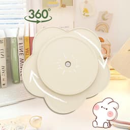 Hộp đựng bút xoay 360 dễ thương dung tích siêu lớn Kệ để đồ văn phòng phẩm để bàn đa chức năng [TẶNG STICKER] 6
