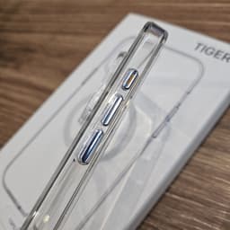 Ốp lưng trong suốt Tiger magnetic phone case chống ố vàng cho iPhone 15/16/17 thường/Plus/Pro/ProMax 8