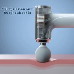 Máy Massage Cầm Tay Mini NEMI Giãn Cơ Đấm Lưng, 6 Chế Độ, Có Cảm Biến, Nhỏ Gọn Cao Cấp 2