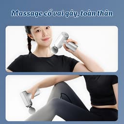 Máy Massage Cầm Tay Mini NEMI Giãn Cơ Đấm Lưng, 6 Chế Độ, Có Cảm Biến, Nhỏ Gọn Cao Cấp 7