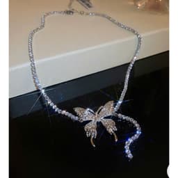 [Sẵn] Vòng Cổ Bướm Xinh Ocean Charm Đính Đá Sang Trọng - Phụ Kiện Trang Sức Dây Chuyền Xinh Đi Tiệc Ocean Charm 6