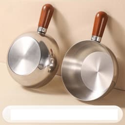 Nồi Inox Cầm Gỗ Mini 14cm – Nồi Nấu Mì, Luộc Trứng, Hâm Đồ Tiện Lợi, Dùng Được Bếp Gas & Bếp Từ 8