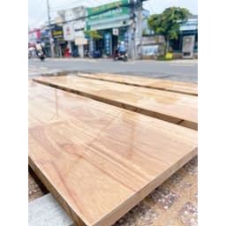 VÁN GỖ GHÉP cao su 18mm phủ bóng 2 mặt 2