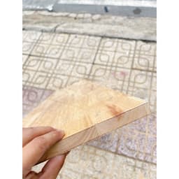 VÁN GỖ GHÉP cao su 12mm phủ bóng 1 mặt dùng làm mặt bàn, kệ , tủ ,......CẮT THEO YÊU CẦU 5