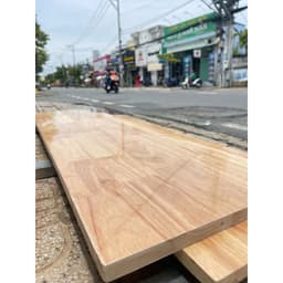 VÁN GỖ GHÉP cao su 18mm phủ bóng 2 mặt 4