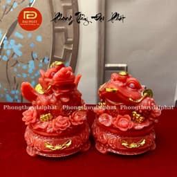 Cóc thiềm thừ, Tỳ hưu phong thuỷ Bột đá cao cấp ĐẠI PHÁT, cóc ngậm tiền chiêu tài lộc cao cấp đủ kích thước 5