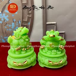 Cóc thiềm thừ, Tỳ hưu phong thuỷ Bột đá cao cấp ĐẠI PHÁT, cóc ngậm tiền chiêu tài lộc cao cấp đủ kích thước 4