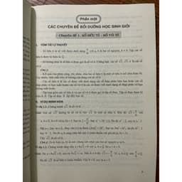 Sách chuyên đề bồi dưỡng học sinh giỏi môn toán trung học cơ sở đại số - số học - hình học - tổ hợp, xác suất (2 quyển) 9