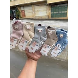 Set 5 Đôi Tất Cổ Cao In The Mooo Có Đế Chống Trượt Cho Bé 0-3 Tuổi SS70 { T311 } 9