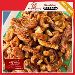 Khô Cá Đuối Giòn Cay Lon 250G, Ăn Cơm, Gia Vị Mặn Ngọt, Cay Hài Hòa Miền Biển, Thơm Ngon 7