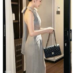 Jump cổ yếm suông ống rộng nữ cá tính Xukadress 3