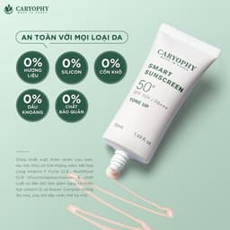 [CHÍNH HÃNG] Kem chống nắng nâng tông Caryophy Smart Tone Up Sunscreen phù hợp da dầu mụn, da nhạy cảm 5