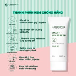 [CHÍNH HÃNG] Kem chống nắng nâng tông Caryophy Smart Tone Up Sunscreen phù hợp da dầu mụn, da nhạy cảm 4