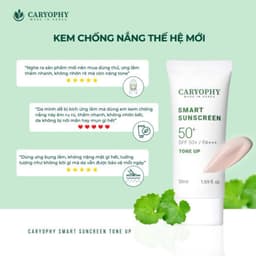 [CHÍNH HÃNG] Kem chống nắng nâng tông Caryophy Smart Tone Up Sunscreen phù hợp da dầu mụn, da nhạy cảm 7