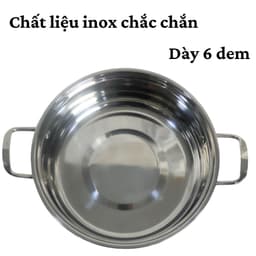Nồi Lẩu TADAHOME Size 22cm 24cm Dùng Mọi Loại Bếp, Nồi Inox Dùng Ăn Uống Gia Đình Hàng Quán - DOMUS 6