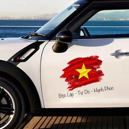 "Miếng dán trái tim Việt Nam chống nước, trang trí xe ô tô, xe máy đẹp và độc đáo." 6