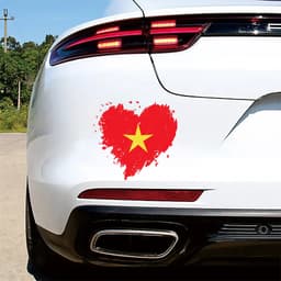 "Miếng dán trái tim Việt Nam chống nước, trang trí xe ô tô, xe máy đẹp và độc đáo." 7