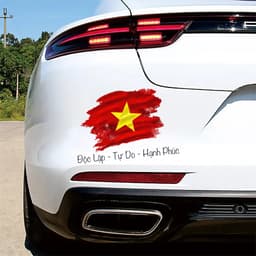 "Miếng dán trái tim Việt Nam chống nước, trang trí xe ô tô, xe máy đẹp và độc đáo." 8