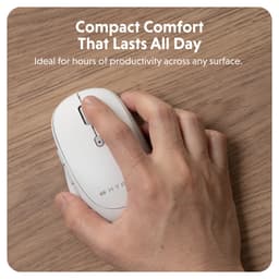 Chuột không dây Bluetooth Hyper chống ồn hỗ trợ tùy chỉnh DPI kết nối 3 thiết bị 7