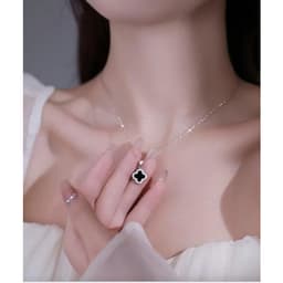 [Sẵn Ocean Charm] Vòng Cổ Dây Chuyền Titan Cỏ Bốn Lá - Phụ Kiện Trang Sức Vòng Cổ Thời Trang 5