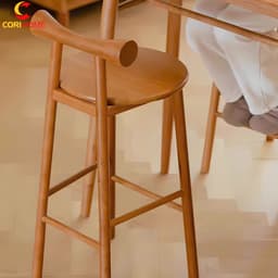 Ghế Bar Xương Chó, Bar CORIHOME, Ghế Bàn Đảo Pedrita Gỗ Ash Phong Cách Scandinavian,Làm Theo Yêu Cầu 3