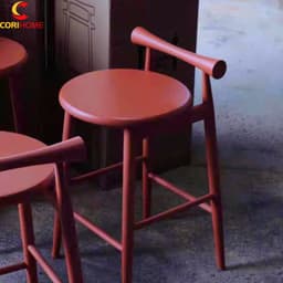 Ghế Bar Xương Chó, Bar CORIHOME, Ghế Bàn Đảo Pedrita Gỗ Ash Phong Cách Scandinavian,Làm Theo Yêu Cầu 4