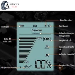 Máy phân tích chất lượng dầu động cơ ô tô AUTOOL AS503 màn hình LCD, máy chẩn đoán kiểm tra dầu ô tô 8