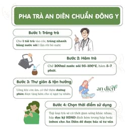 Trà ngũ hắc An Diên, trà thảo mộc hỗ trợ giảm rụng tóc, mọc tóc,  đen tóc, trà bổ khí huyết, mát gan 9