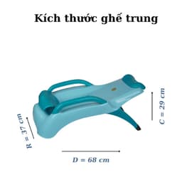 Ghế Gội Đầu Cho Bé Việt Nhật 1906/8/9 Có Tay Vịn, Đệm Lót Chống Mỏi Cổ - DOMUS 7