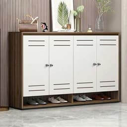 Tủ đựng đồ đa năng, kệ giày dép nhiều ngăn, sức chứa rộng, chất liệu gỗ MDF ND41 7