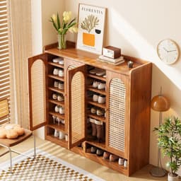 Tủ đựng đồ đa năng, kệ giày dép nhiều ngăn, sức chứa rộng, chất liệu gỗ MDF ND41 4