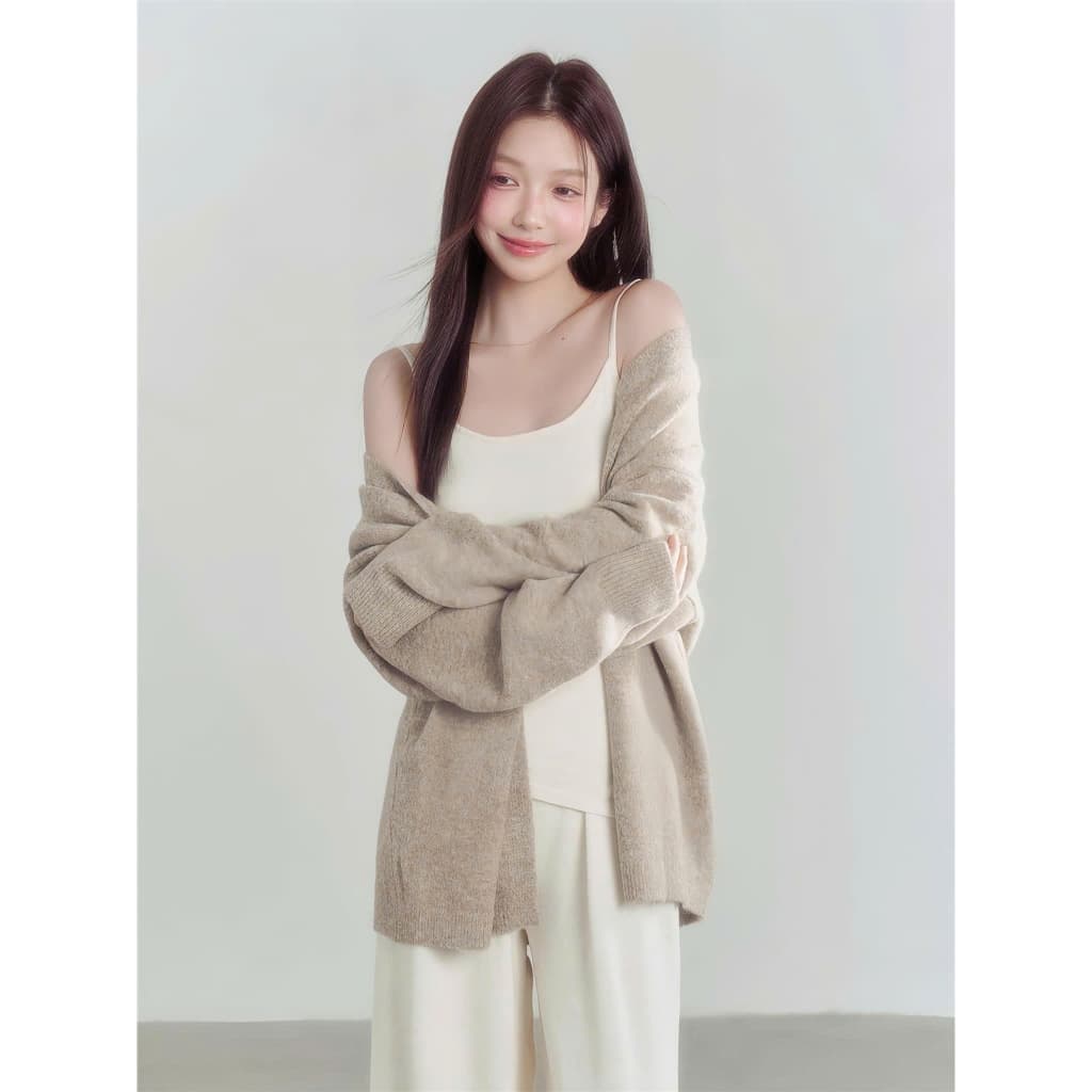 [Sale Xả Lỗ] Áo Khoác Len Cardigan Nữ Dệt Kim Tay Dài Tiểu Thư Bigsize Khoác Ngoài Chống Nắng Du Lịch Chali AL273