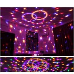 Đèn led Vũ Trường Xoay 7 Màu,Bóng đèn đèn xoay tặng đuôi đèn 3