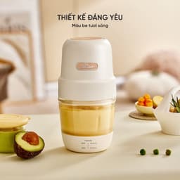 Máy Xay Ăn Dặm Bear CH-4H02S, 0.3Lit  - Công suất 200W - Xay được cháo, rau củ, thịt, trái cây và gia vị 2