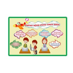 LH 10 - TRANH TRANG TRÍ LỚP HỌC, BẢNG GÕ TELEX, BẢNG GÕ VINI, PHÒNG TIN HỌC 6