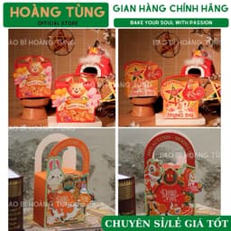 [MỚI 2025] COMBO 5 HỘP ĐỰNG BÁNH TRUNG THU 1 BÁNH 150gr - 200gr 1