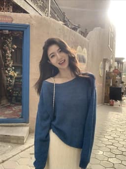 Áo Len Lệch Hở Trễ Vai Cách Điệu Nữ Xinh Tiểu Thư Sang Chảnh Tay Dài - Áo Khoác Ngoài Chống Nắng Đi Biển Chali AL293 11