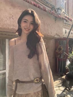 Áo Len Lệch Hở Trễ Vai Cách Điệu Nữ Xinh Tiểu Thư Sang Chảnh Tay Dài - Áo Khoác Ngoài Chống Nắng Đi Biển Chali AL293 16